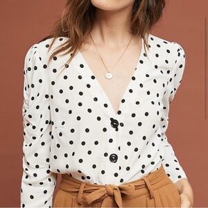 Anthropologie Maeve Jourdain blouse